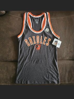 MLB Campus Lifestyle Baltimore Orioles Womens Tank Top Size Small